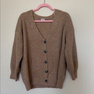 Cotton On Tan Button-Up Cardigan